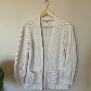 Madewell White Cardigan Size Small